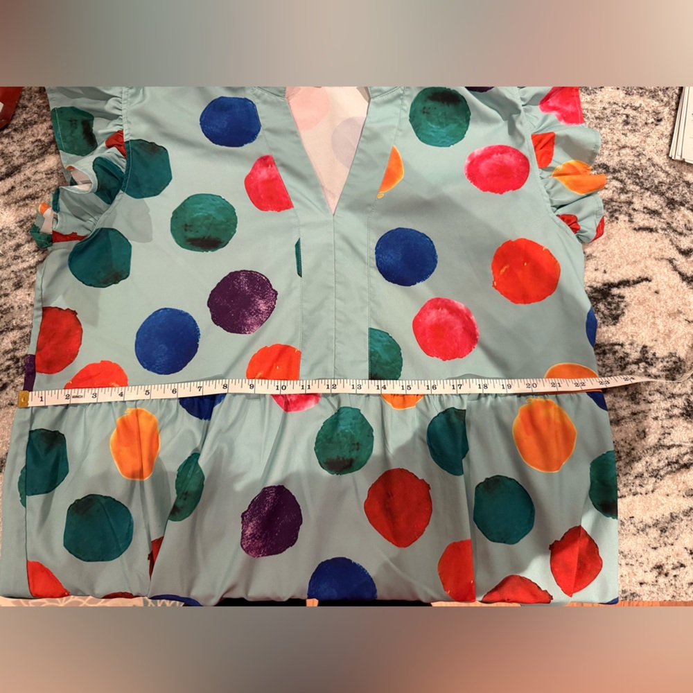 Vibrant Polka Dot Dress - Picture 6 of 6